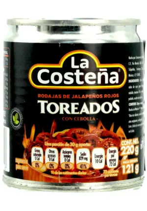 La Costena Toreados Jalapeno, Skiver 220 g