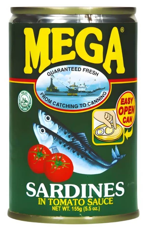 Mega Sardiner, Tomatsauce 155 g