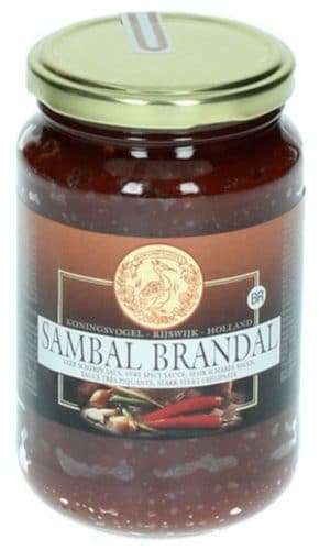 Koningsvogel Sambal Brandal 375 g