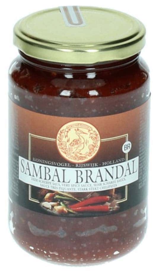 Koningsvogel Sambal Brandal 375 g