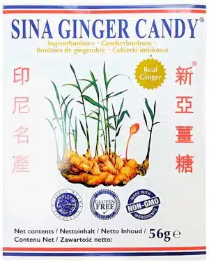 Sina Ginger Candy Ingefær 56 g