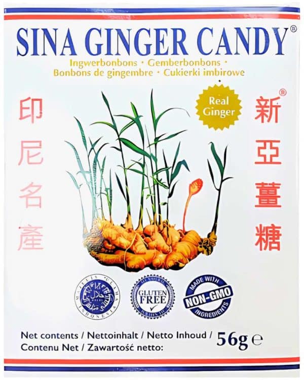 Sina Ginger Candy Ingefær 56 g