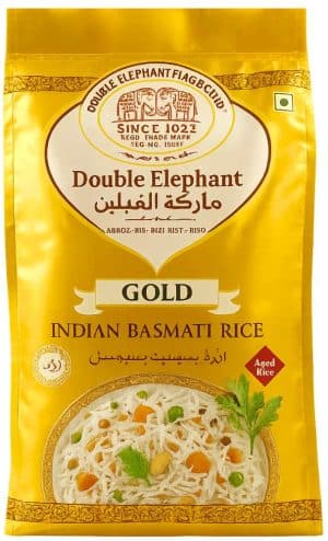 Double Elephant Basmati Ris Gold 5 kg