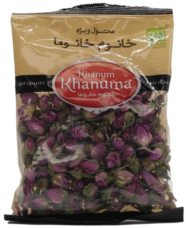 Khanum Khanuma Rosenknopper, Tørret 50 g
