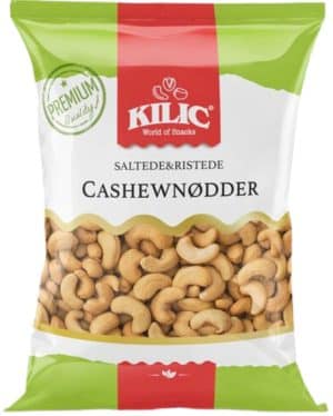 Kilic Cashewnødder Saltristede 800 g