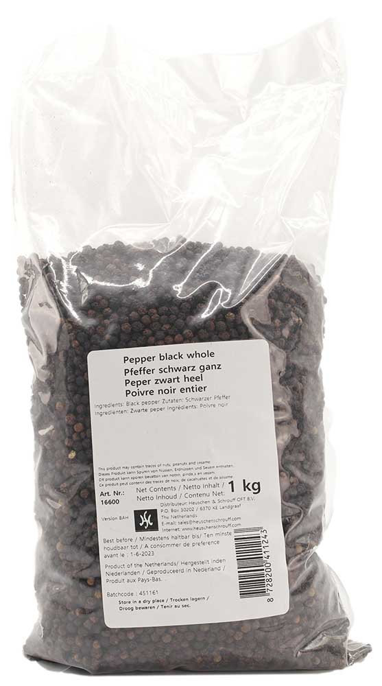 Sort Peber Hele 1 kg