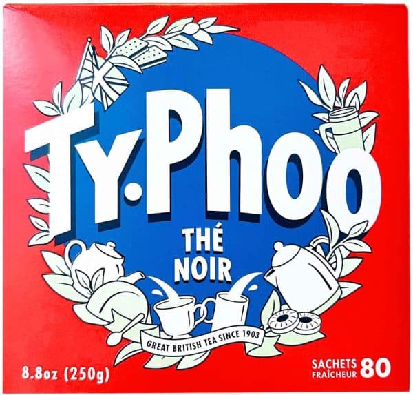 Typhoo Sort Te 80 stk