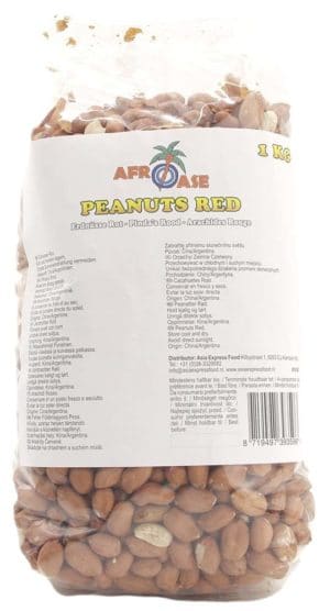 Afroase Røde Peanuts 1 kg