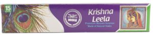 Krishna Leela Røgelsespinde 15 gr.