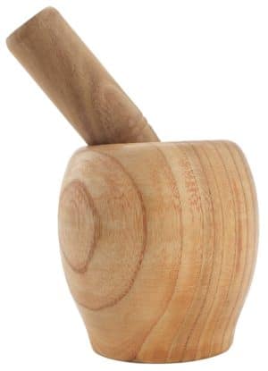Tian Hu Morter (træ) 10cm