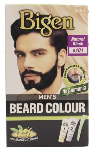 Bigen Men's Beard Colour - Natural Black B101