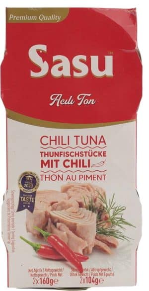 Sasu Chili Tun 2x160 g