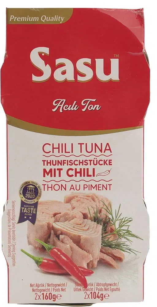 Sasu Chili Tun 2x160 g