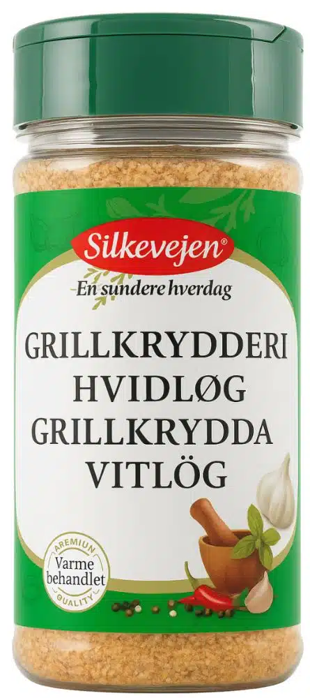 Silkevejen Grillkrydderi, Hvidløg 180 g