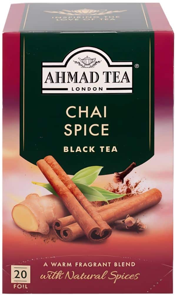 Ahmad Tea Chai Spice Sort Te 20 stk