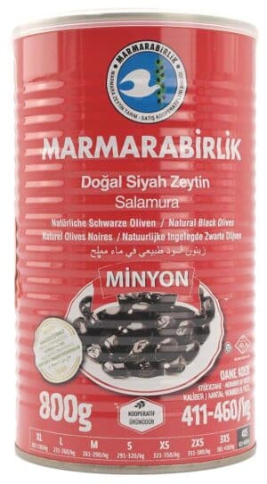 Marmarabirlik Minyon Sort Oliven 4XS 800 g