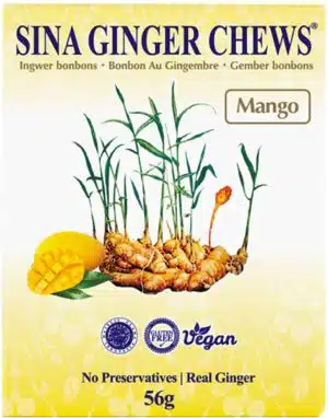 Sina Ginger Candy Mango 56 g