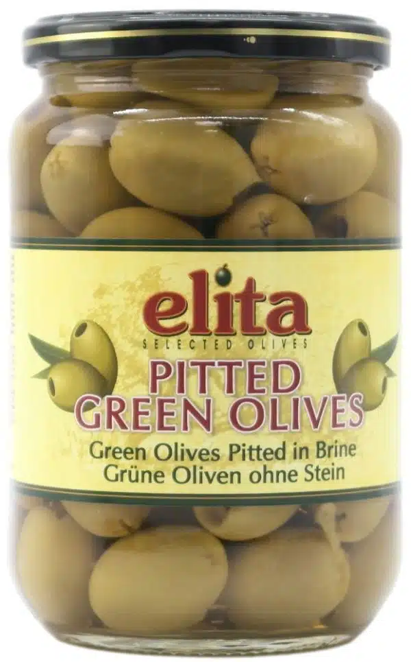 Elita Grønne Oliven u. Sten 700 g