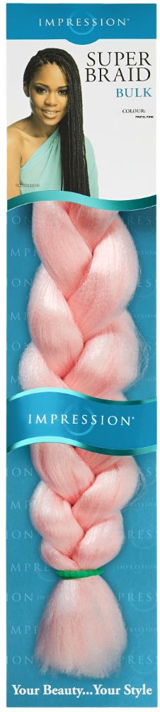 Impression Super Braid Bulk - Pastel Pink