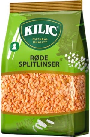 Kilic Røde Splitlinser 900 g