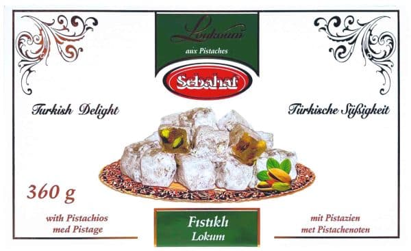 Turkish Delight Pistacie 360 g
