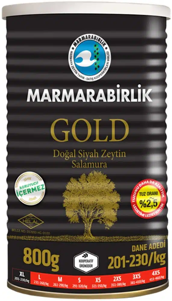 Marmarabirlik Gold Sorte Oliven XL 800 g