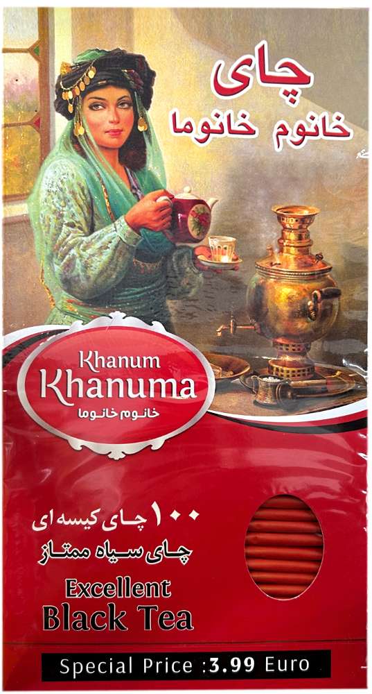 Khanum Khanuma Excellent Black Tea 100 stk