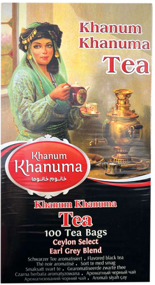 Khanum Khanuma Te Earl Grey Blend 100 stk