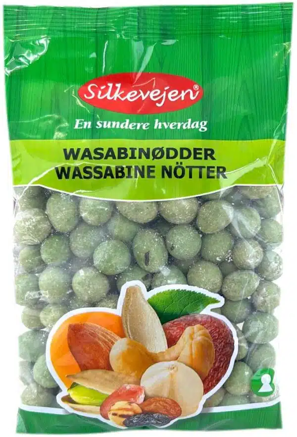 Silk Road Wasabi-nötter 250 g