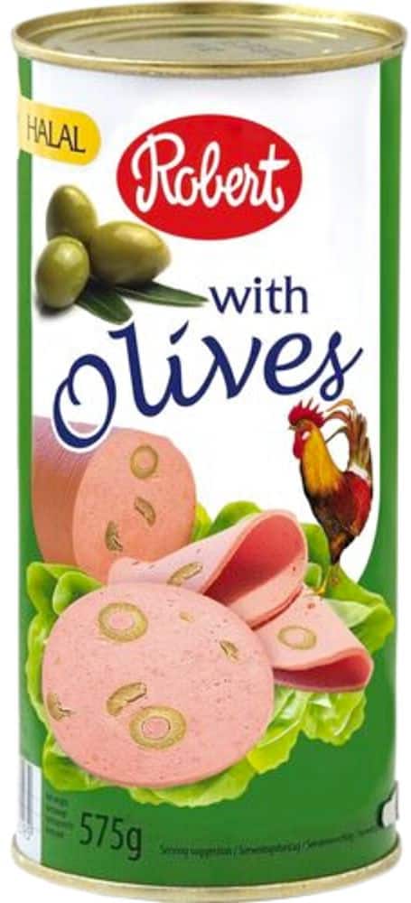 Robert Kyllingekødpølse Oliven 575 g