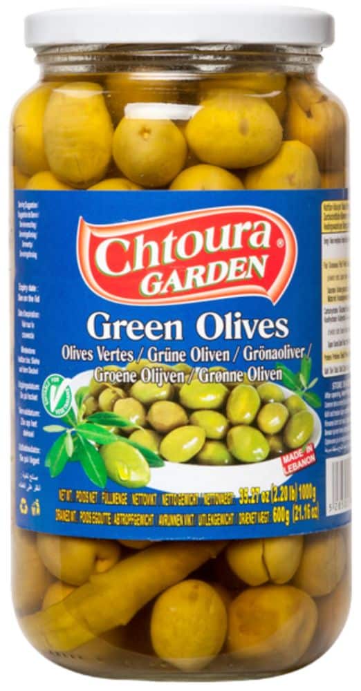 Chtoura Garden Grønne Oliven 1 kg