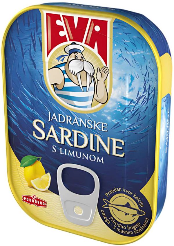 Eva Sardiner Olie & Citron 100 g