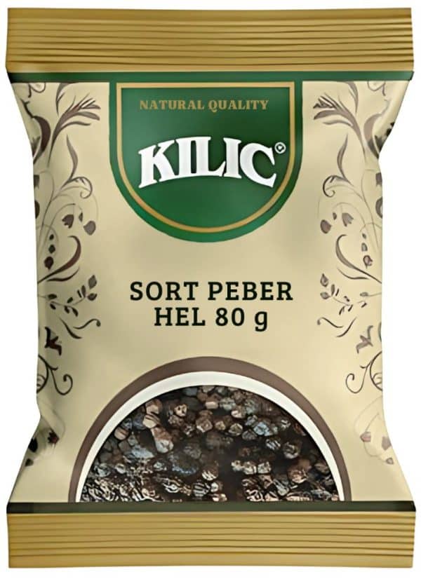 Kilic Sort Peber Hele 80 g