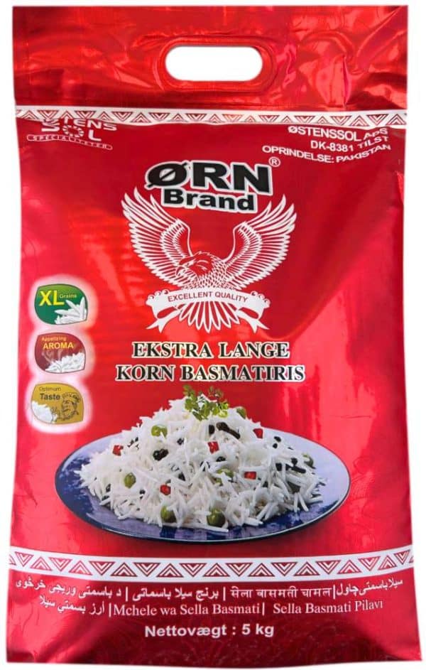 Ørn Brand Basmati Ris Exstra Lange 5 kg
