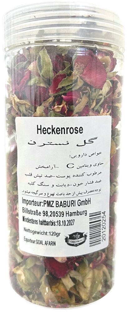 Tørret Hunderose 120 g