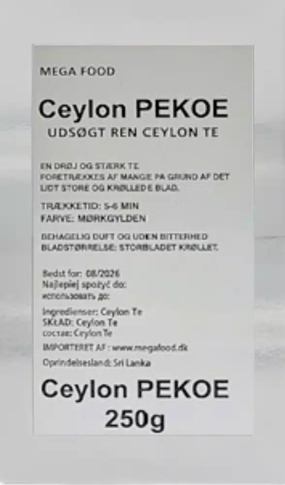 Pure Ceylon Pekoe Tea 250 g