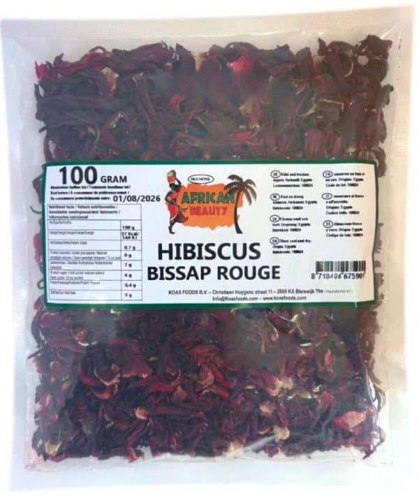 African Beauty Hibiscus, Tørret 100 g