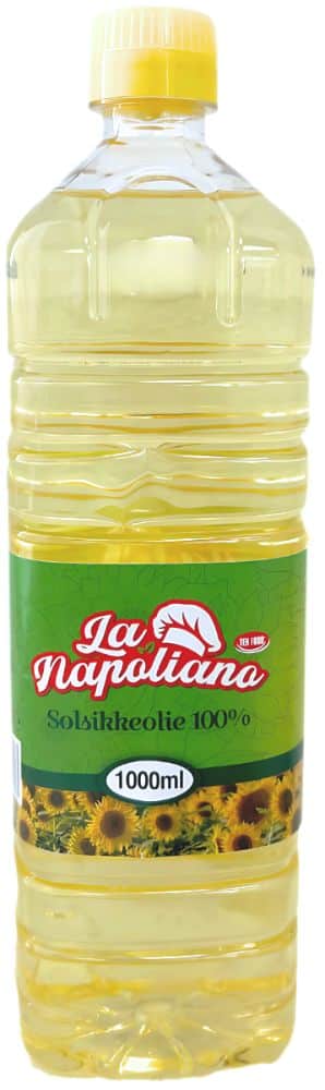 La Napoliana Raffineret Solsikkeolie 1 l