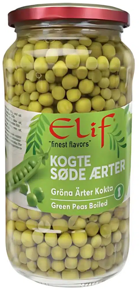 Elif Søde Ærter, Kogte 580 g