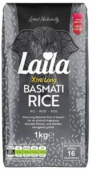 Laila Basmati Ris, Extra Lange 1 kg