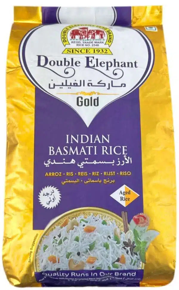 Double Elephant Basmati Ris Gold 1 kg