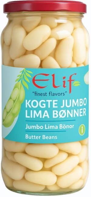 Elif Butter Beans, Jumbo 580 g