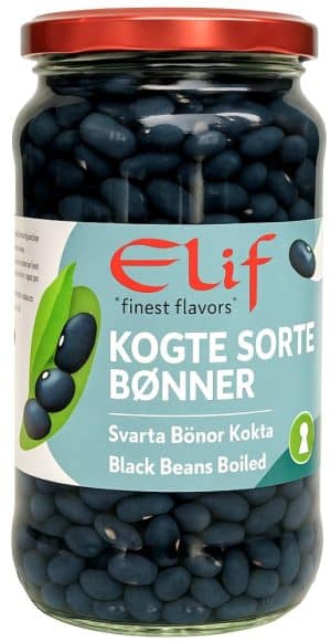 Elif Sorte Bønner 580 g