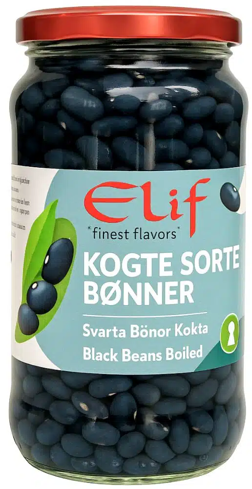 Elif Sorte Bønner 580 g