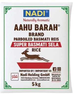 Aahu Barah Super Basmati Sella Ris 5 kg
