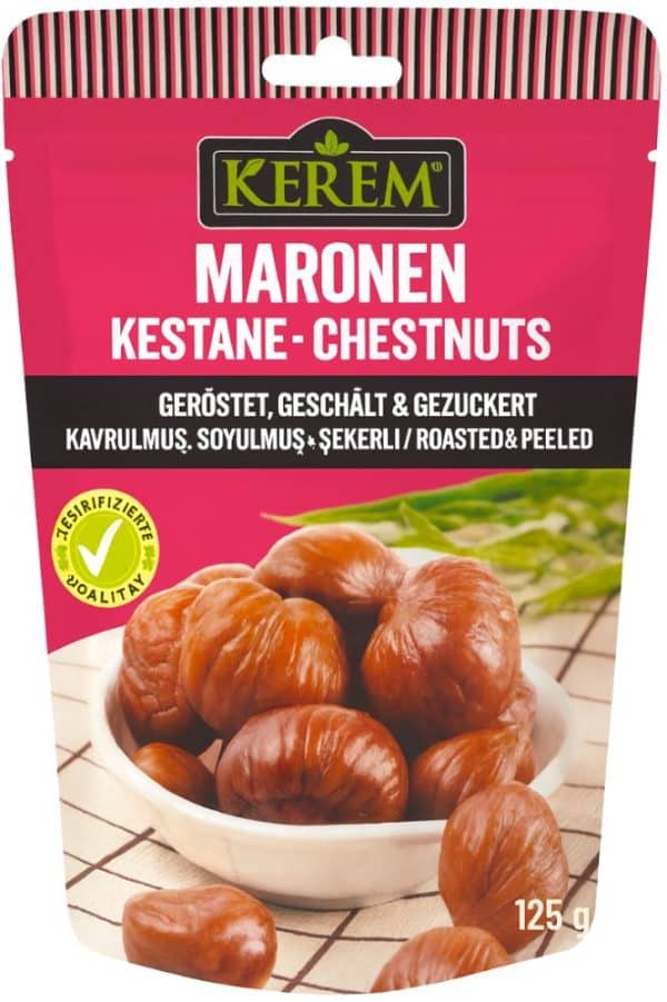 Kerem Kastanjer, Ristet & Sødet 125 g