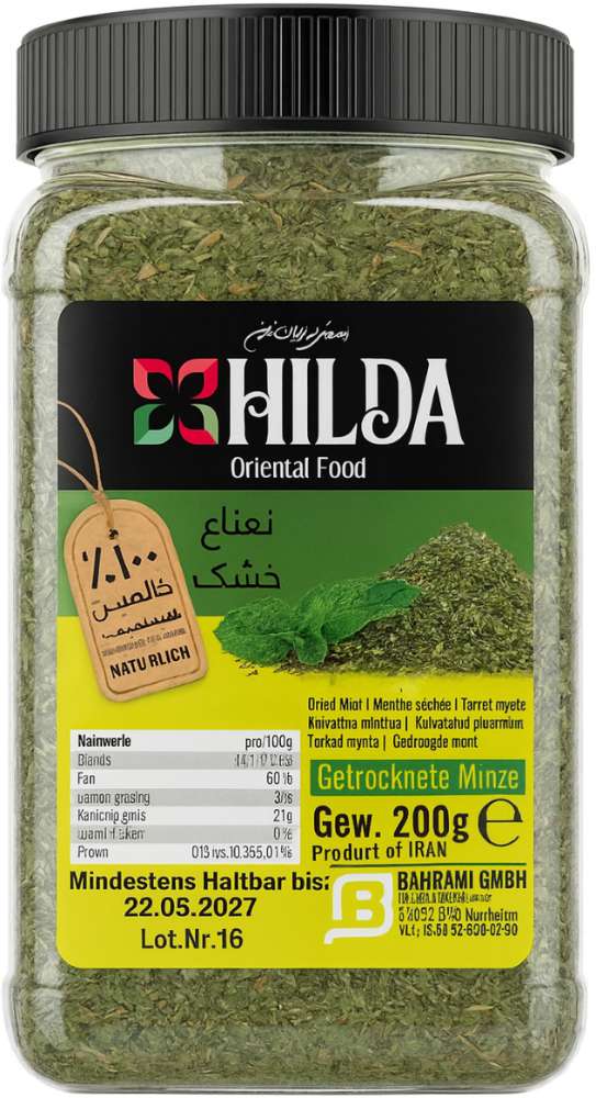 Hilda Mynte, Tørret 200 g