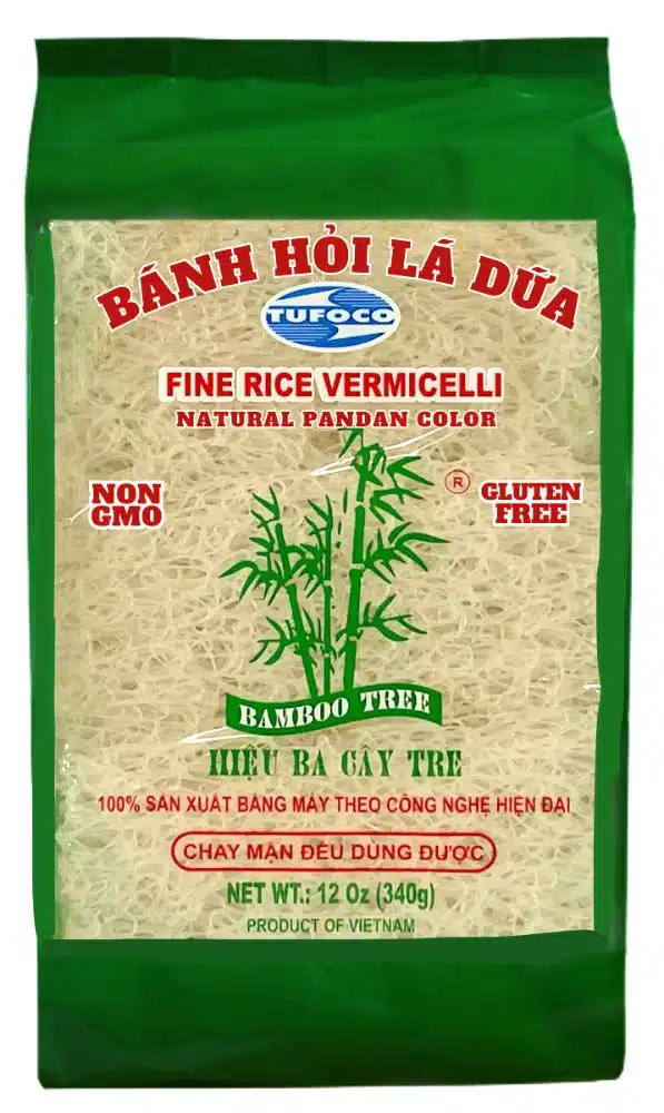 Bamboo Tree Risnudler (Banh Hoi La Dua) 340 g