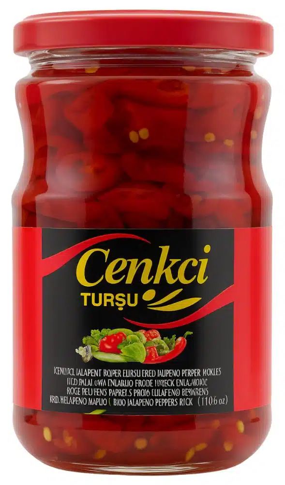 Cenkci Rød Jalapeno, Skiver