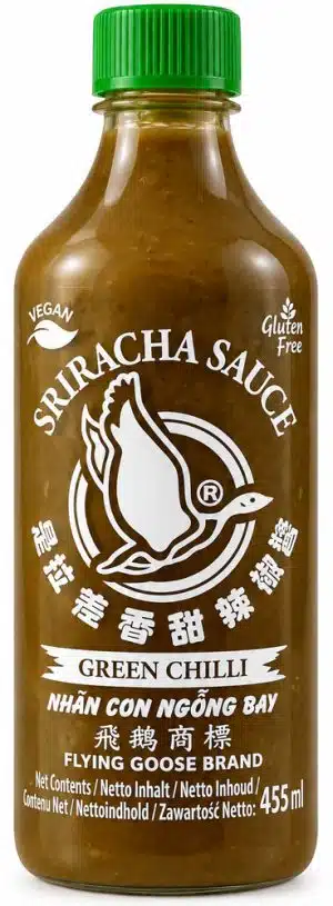 Produkter mot matsvinn: Sriracha-sås med grön chili, 455 ml
